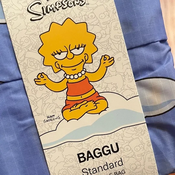 BAGGU The Simpsons Lisa Blue Reusable Bag - Picture 3 of 4